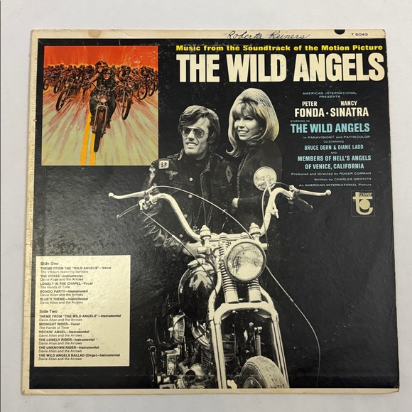 Nancy Sinatra - Peter Fonda - The Wild Angels Soundtrack Vinyl Record LP - Picture 2 of 8